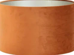 Light en Living Kap cilinder 20-20-15 cm VELOURS terra