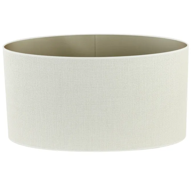 Light en Living Kap cilinder 70-70-45 cm SAVERNA eiwit