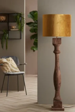 Light en Living Kap cilinder GEMSTONE goud - Diverse maten