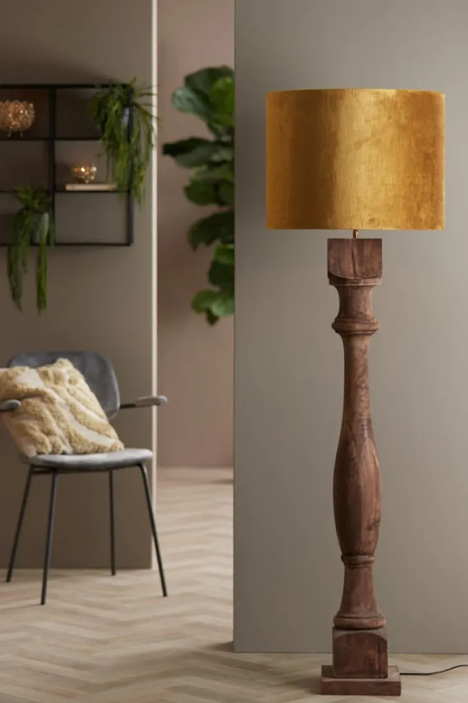 Light en Living Kap cilinder GEMSTONE goud - Diverse maten