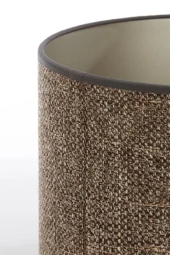 Light en Living Kap cilinder SAVERNA donker bruin - diverse afmetingen