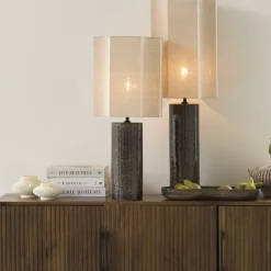 Light en Living Kap cilinder 25x25x35 cm DASLI naturel
