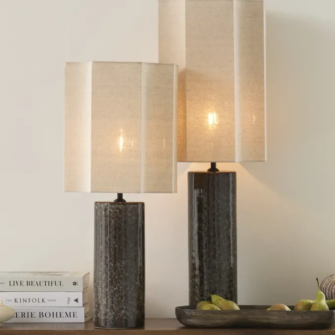 Light en Living Kap cilinder 25x25x35 cm DASLI naturel