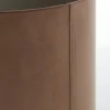 Light en Living Kap cilinder 40x40x30 cm VELOURS chocolade bruin