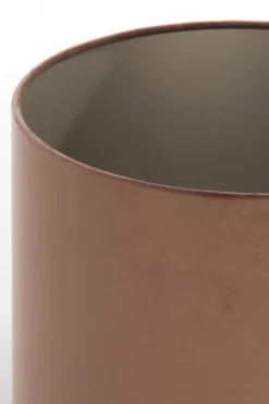 Light en Living Kap cilinder 40x40x30 cm VELOURS chocolade bruin