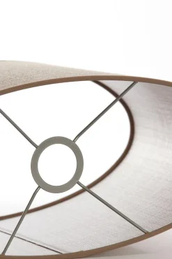 Light en Living Kap ovaal recht smal 38-17,5-19 cm CADEN beige