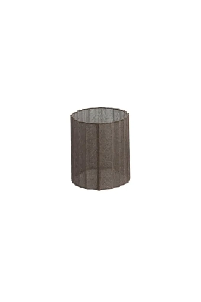Light en Living Kap ovaal recht smal 45-21-22 cm DISLI linnen bruin