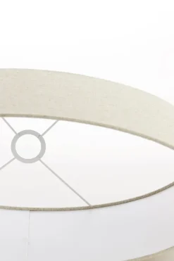 Light en Living Kap ovaal recht smal 38­-17,5-­28 cm LIVIGNO naturel