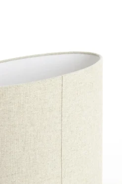 Light en Living Kap ovaal recht smal 38­-17,5-­28 cm LIVIGNO naturel