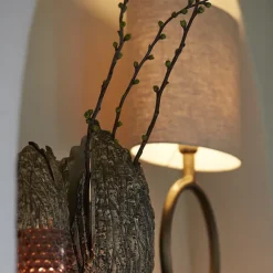 Light en Living Kap ovaal recht smal 58­-24-­32 cm LIVIGNO naturel