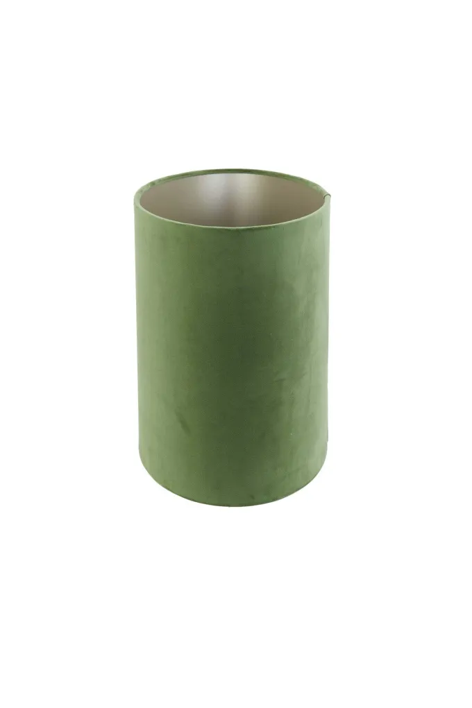 Light en Living Kap ovaal recht smal 38-17,5-28 cm VELOURS dusty green