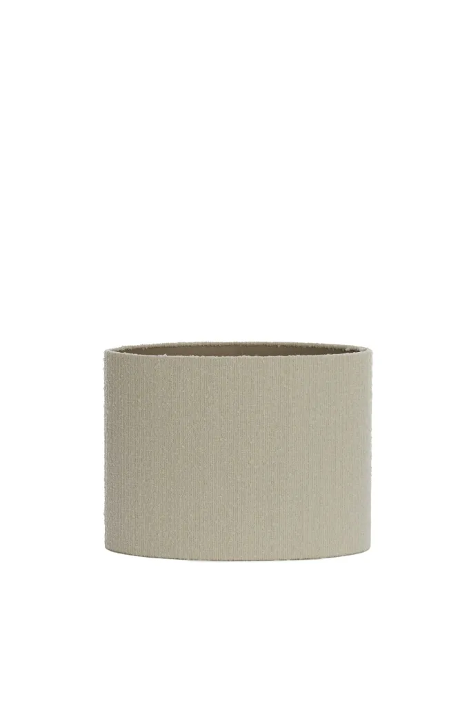 Light en Living Kap ovaal recht smal 38-17,5-28 cm BOLERO wit