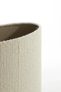 Light en Living Kap ovaal recht smal 38-17,5-28 cm BOLERO wit