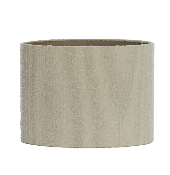 Light en Living Kap ovaal recht smal 38-17,5-28 cm BOLERO wit