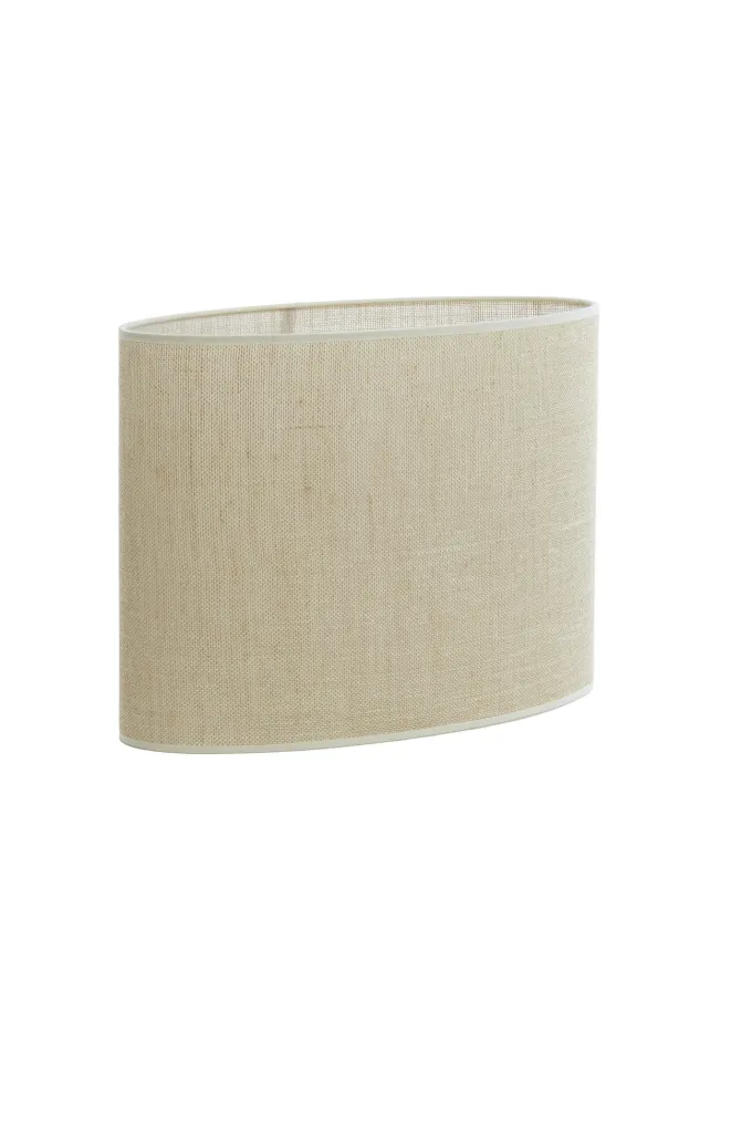 Light en Living Kap ovaal recht smal 38-17,5-28 cm SENDAI zand