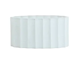 Light en Living Kap ovaal recht smal 38-17,5-19 cm DISLI linnen crème