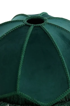 Light en Living Kap Ø35x26 cm MALACIA velvet groen