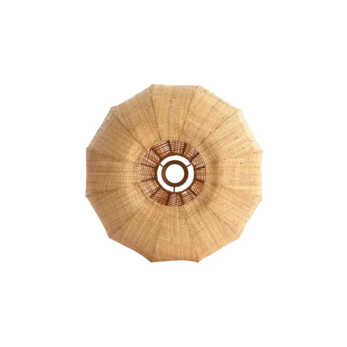 Light en Living Kap Ø40x19 cm RAFIKA raffia naturel