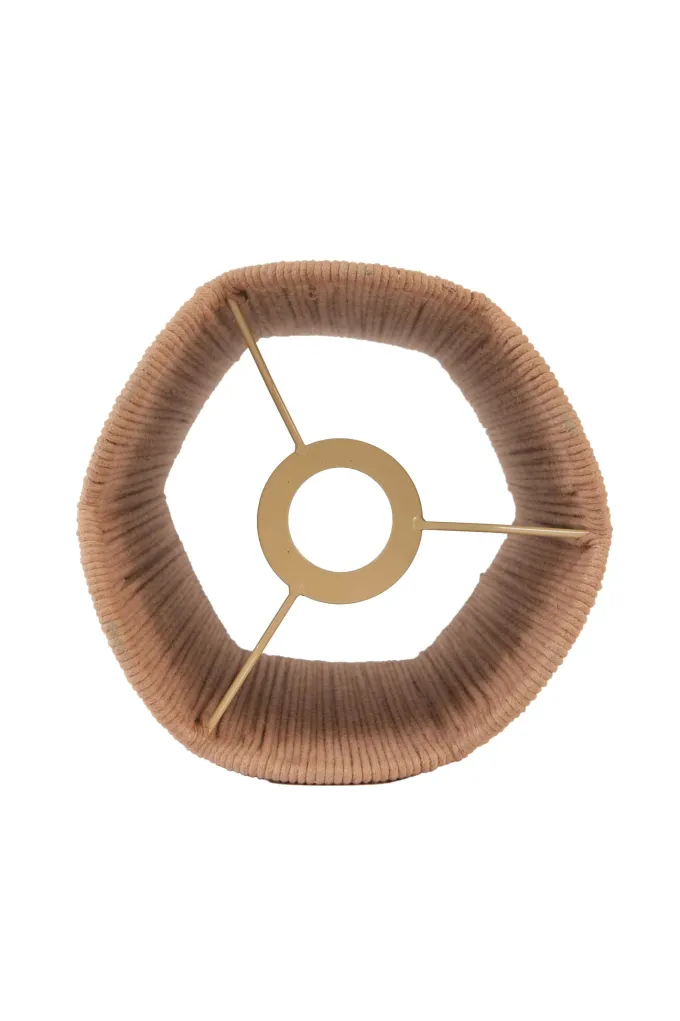 Light en Living Kap Ø19,5x30 cm SIVA oud roze-terra