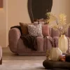 Light en Living Kap Ø30x40 cm SIVA oud roze-terra