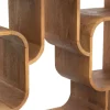 Light en Living Kast open 100x30x200 cm LABARE licht bruin