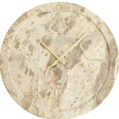Light en Living Klok Ø41 cm SISTELO taupe marmer
