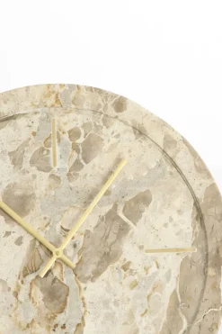 Light en Living Klok Ø41 cm SISTELO taupe marmer