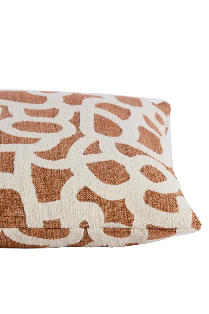 Light en Living Kussen 45x45 cm ALPENA terra+beige