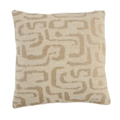 Light en Living Kussen 45x45 cm ALZEY beige+zand veren gevuld