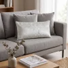 Light en Living Kussen 60x30 cm BOCANDA - zilver
