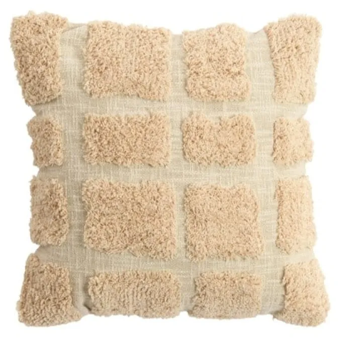 Light en Living Kussen 45x45 cm FASANO lichtroze + crème