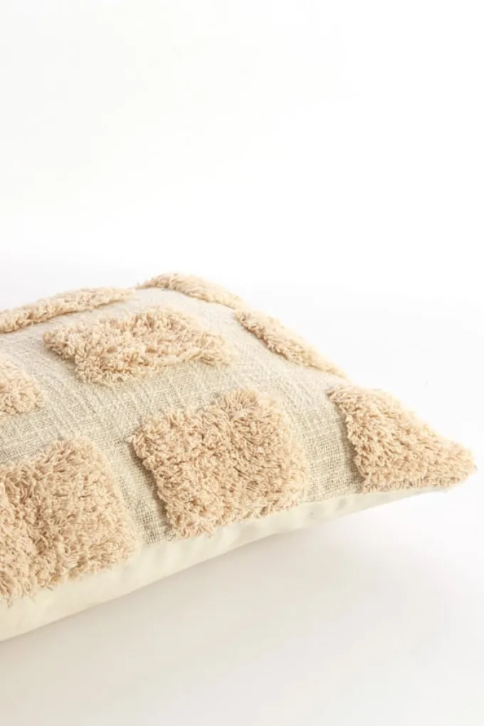 Light en Living Kussen 60x30 cm FASANO lichtroze + crème