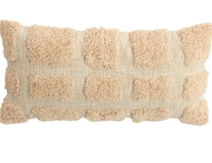 Light en Living Kussen 60x30 cm FASANO lichtroze + crème