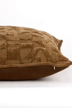 Light en Living Kussen 43x43 cm HATO bruin