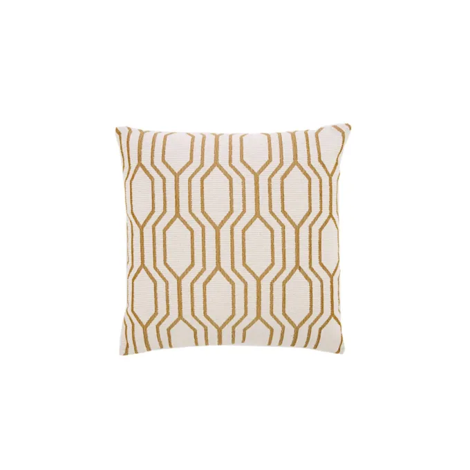 Light en Living Kussen 45x45 cm JOPLIN crème+goud