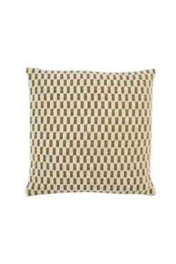 Light en Living Kussen 45x45 cm KASSEL mint groen+crème veren gevuld