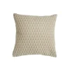 Light en Living Kussen 45x45 cm KASSEL beige+crème veren gevuld