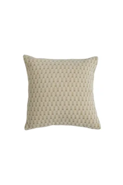 Light en Living Kussen 45x45 cm KASSEL beige+crème veren gevuld