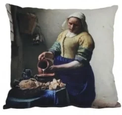 Light en Living Kussen 45x45 cm MELKMEISJE design - Kunst op je bank