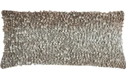 Light en Living Kussen 30x60 cm MEZOKI bouclé bruin