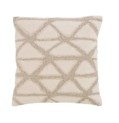 Light en Living Kussen 45x45 cm MUNCIE zand+crème