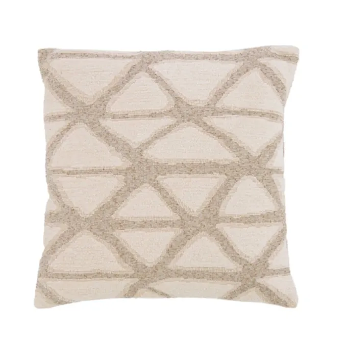 Light en Living Kussen 45x45 cm MUNCIE zand+crème