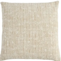 Light en Living Kussen 45x45 cm SALIDA beige + crèmekleurig met veren gevuld