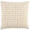 Light en Living Kussen 45x45 cm SONTRA beige+crème veren gevuld