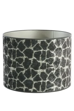 Light en Living Lampenkap cilinder MOSA bruin - Ø 40 cm