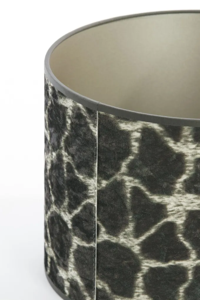 Light en Living Lampenkap cilinder MOSA bruin - Ø 40 cm