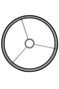 Light en Living Lampenkap cilinder VELOURS zwart-taupe - diverse maten