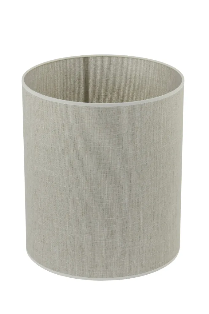 Light en Living Lampenkap cilinder 25-25-30 cm BRESKA parel wit