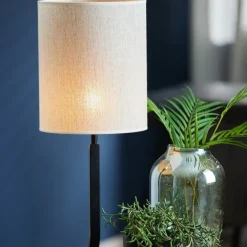 Light en Living Lampenkap cilinder 25-25-30 cm BRESKA parel wit