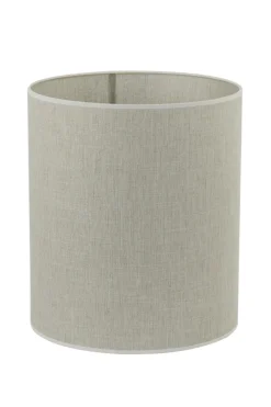 Light en Living Lampenkap cilinder 25-25-30 cm BRESKA parel wit